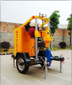 點擊查看詳細(xì)信息<br>標(biāo)題：HZ-20型拖掛式13馬力本田電啟動混凝土鉆孔取芯機 閱讀次數(shù)：2221